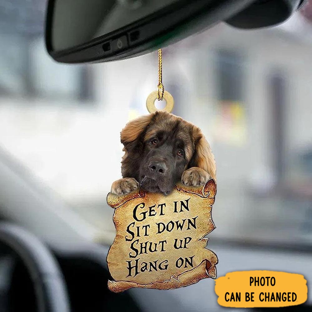 Personalized Leonberger Get In Ornament Classic Christmas Ornament Gift