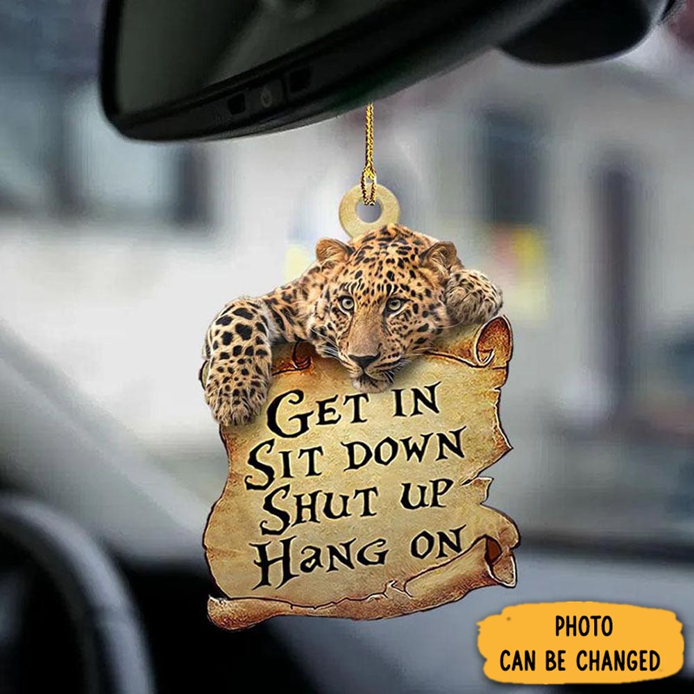 Personalized Leopard Get In Ornament Meaningful Christmas Ornament Gift