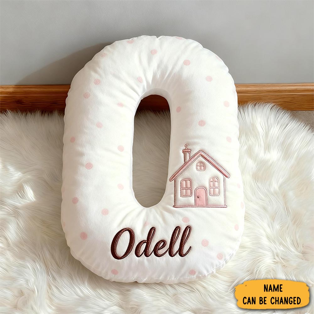 Personalized Letter Pillow Custom Name Decor Soft Plush Cushion For Kids Bedroom Graphic 3d Print
