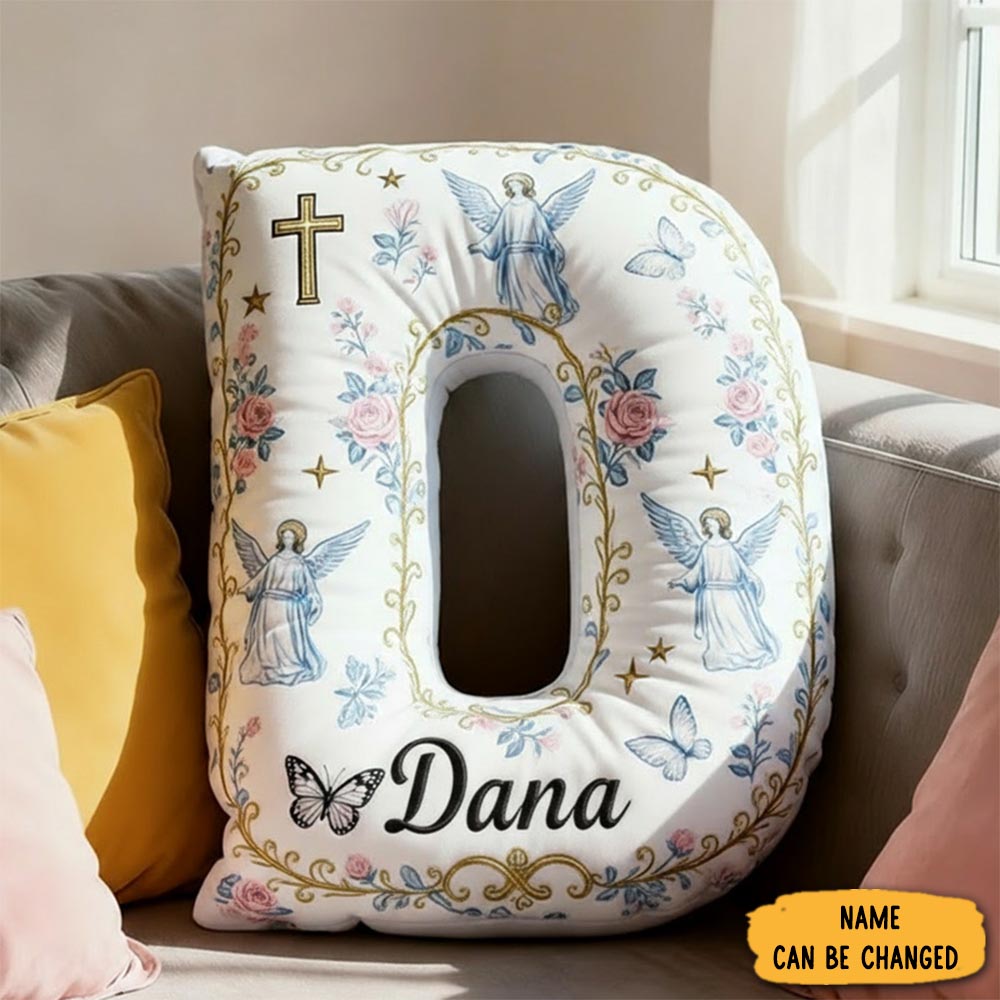 Personalized Letter Pillow Graphic 3d Print Pillow Custom Name Design Pillow For Family Kids Gift-1