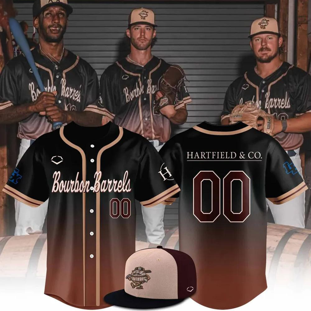 Personalized Lexington Legends x Kentucky Bourbon Barrels Alter Ego Baseball Jersey