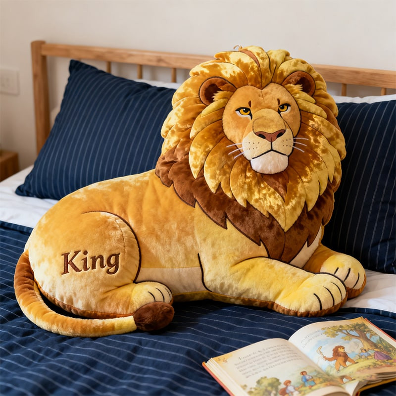 Personalized Lion King Pillow Bedroom Decor Christmas Presents For Lion Lovers