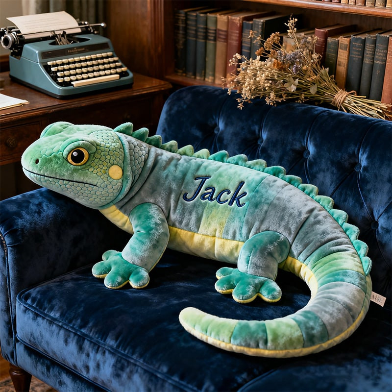 Personalized Lizard Pillow Sofa Decor Christmas Gifts Ideas For Lizard Lovers