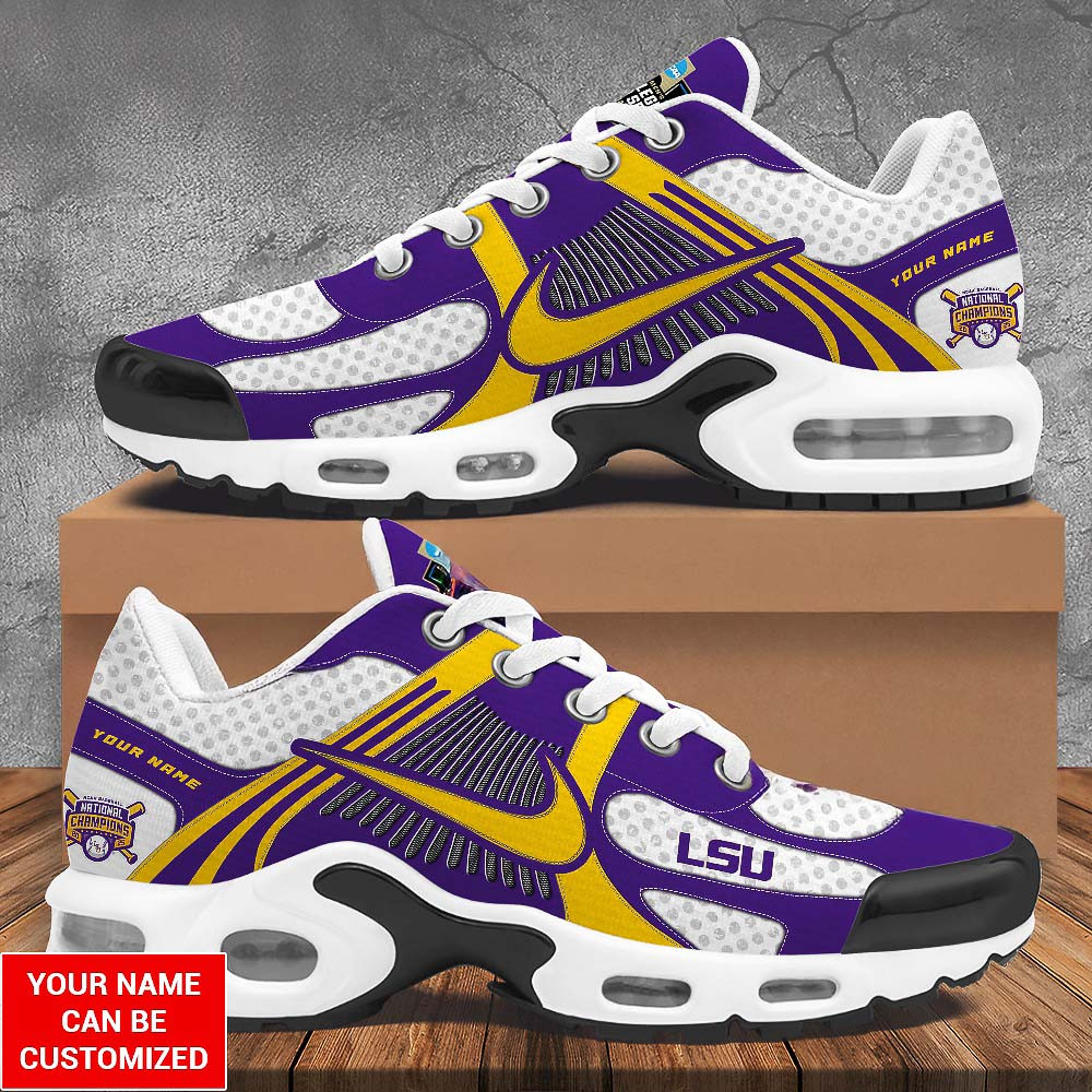 Personalized LSU Tigers Baseball Air Max Shoes Gifts For Basketball Fan