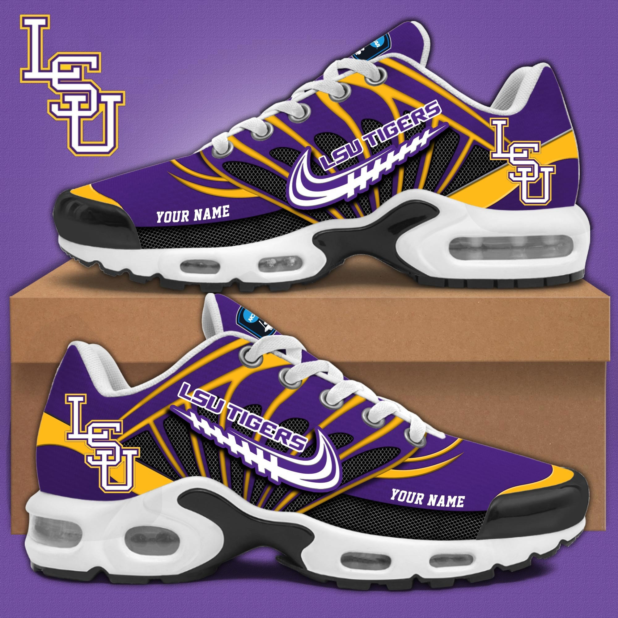 Personalized LSU Tigers Baseball Shoes Limited Editions 2025