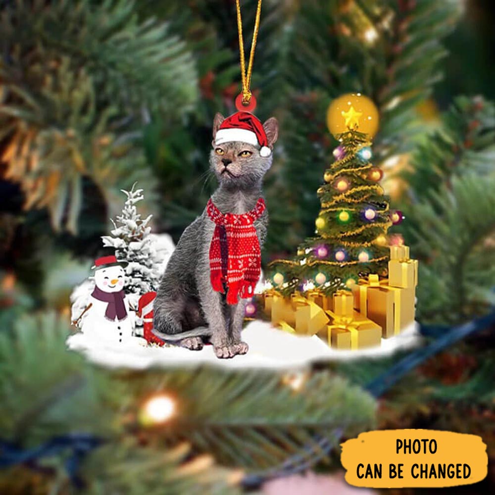 Personalized Lykoi Cat Christmas Ornament Adorable Easter Ornament Keepsake