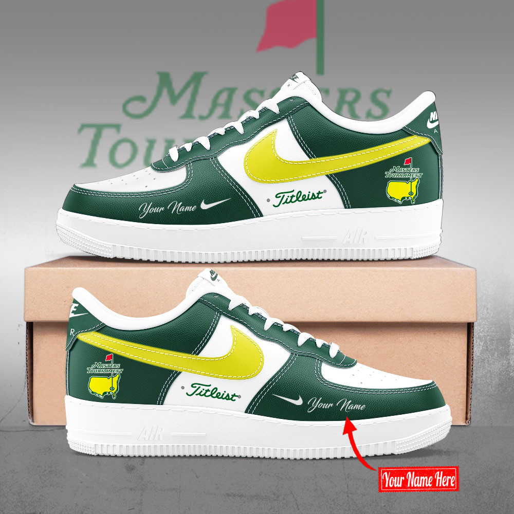 Personalized Masters Tournament Titleist Sneakers PGA 2026 Tour Merch Gift For Brothers