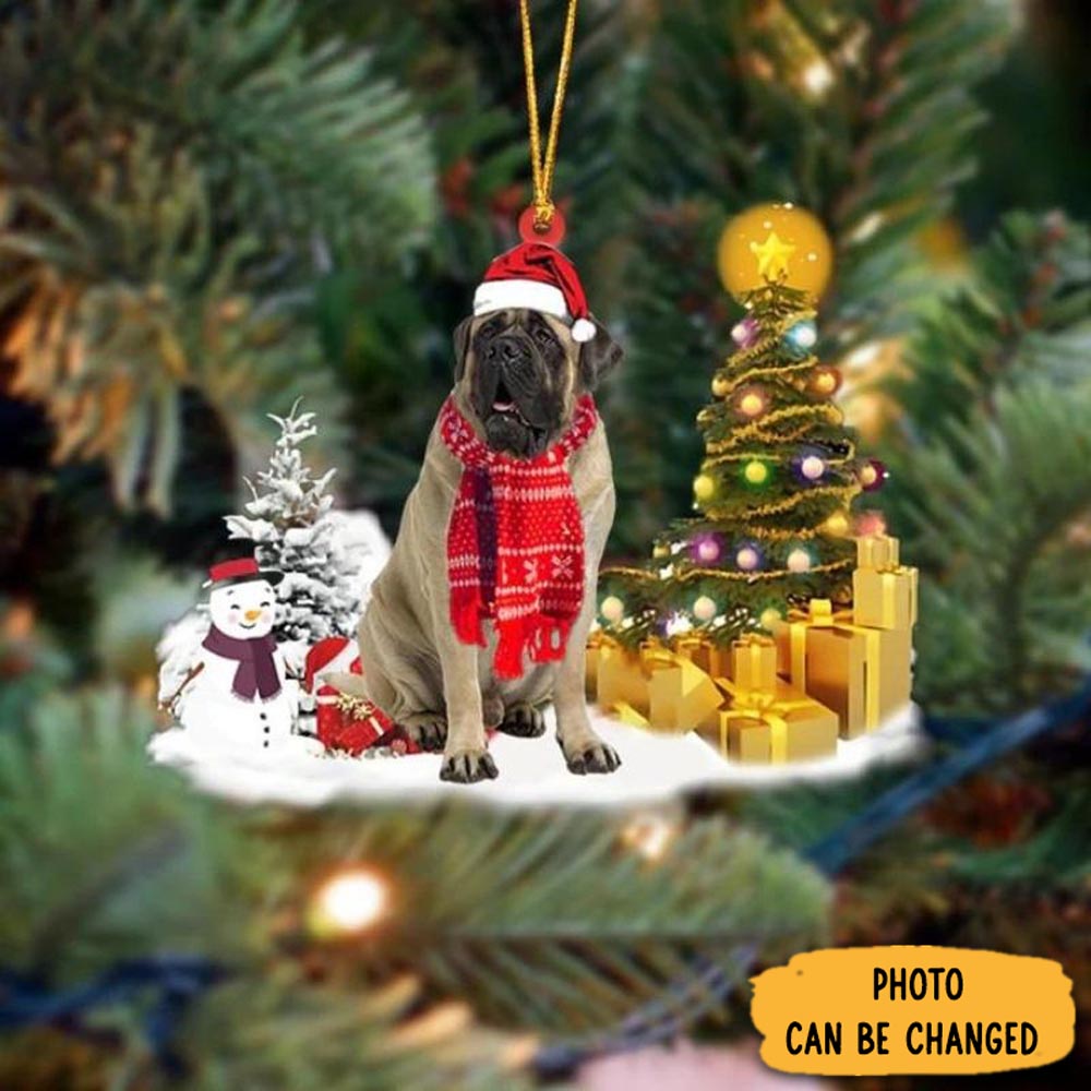 Personalized Mastiff Christmas Ornament Holiday Ornament For Home & Family