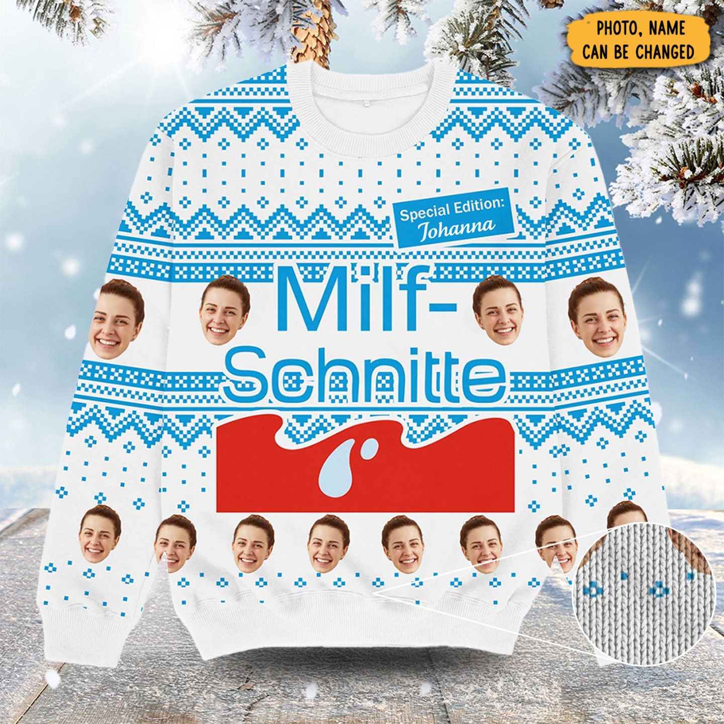 Personalized Milf-Schnitte Christmas Ugly Sweater Cool Christmas Clothing Xmas Gifts For Brother