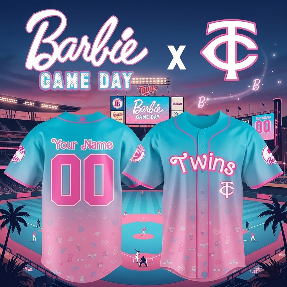 Personalized Minnesota Twins Barbie Game Day Baseball Jersey Baseball Clothes Best Gift For Fan