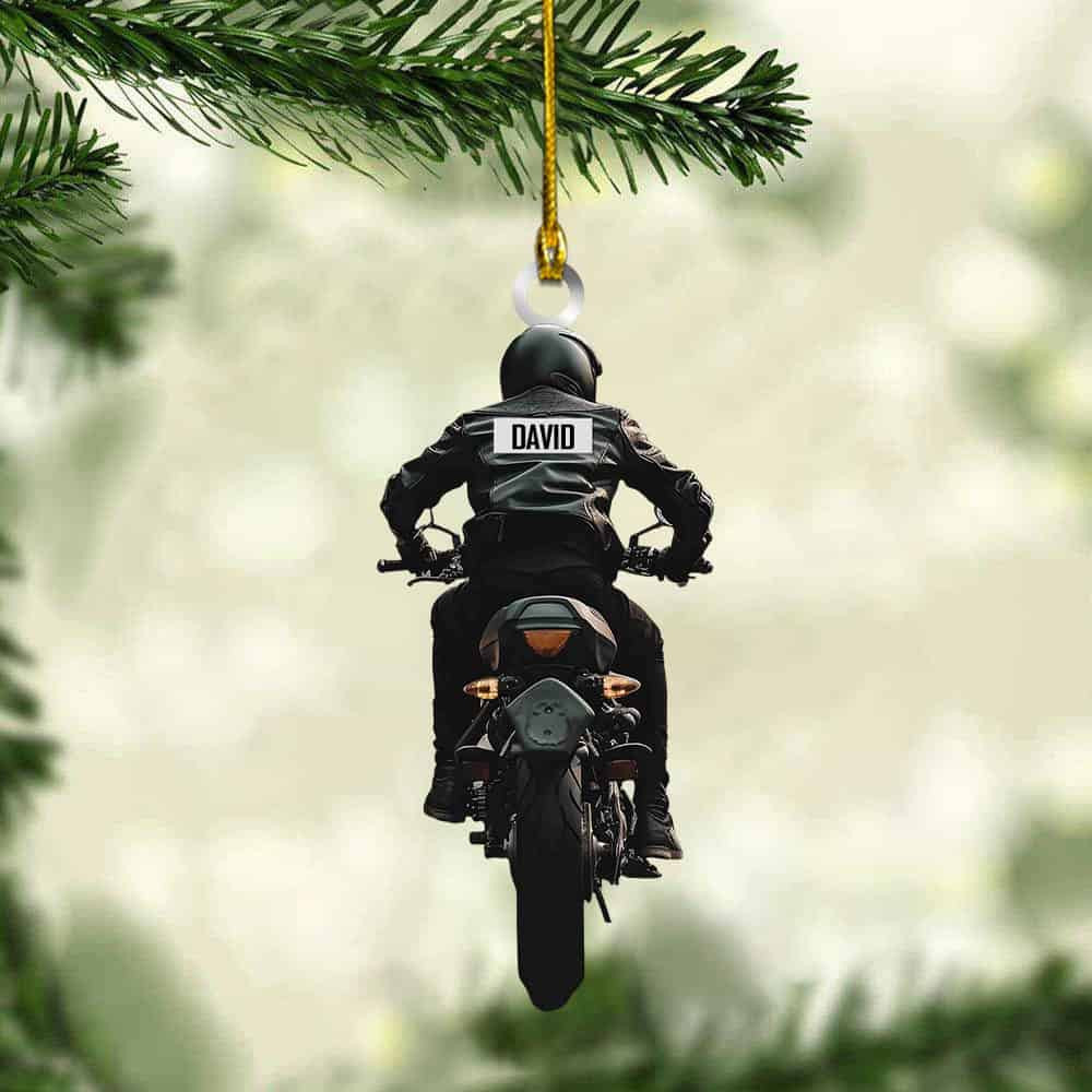 Personalized Motorcycle Personalized Christmas Ornament Gift For Motorcycle Lover