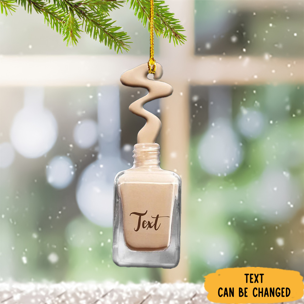 Personalized Nail Technician Ornament Nail Tech Christmas Ornaments Gifts For Manicurist