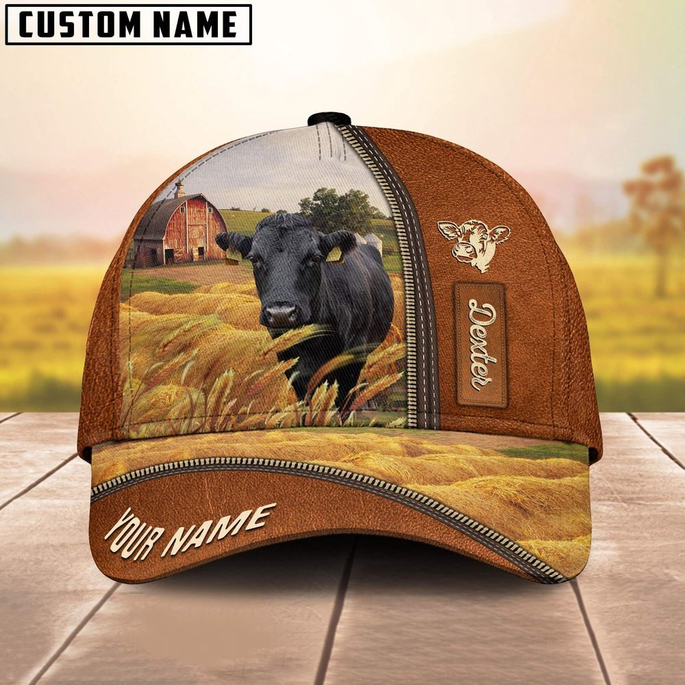 Personalized Name Dexter Barn Farm Cap Farm Cap Farmer Baseball Cap Best Gifts For Farmers