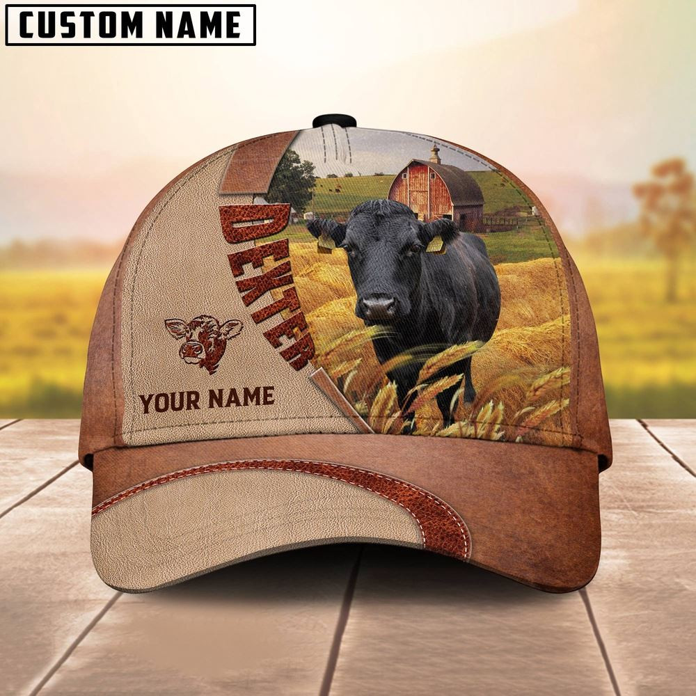 Personalized Name Dexter Farm Barn Cap Farm Cap Farmer Baseball Cap Best Gifts For Farmers