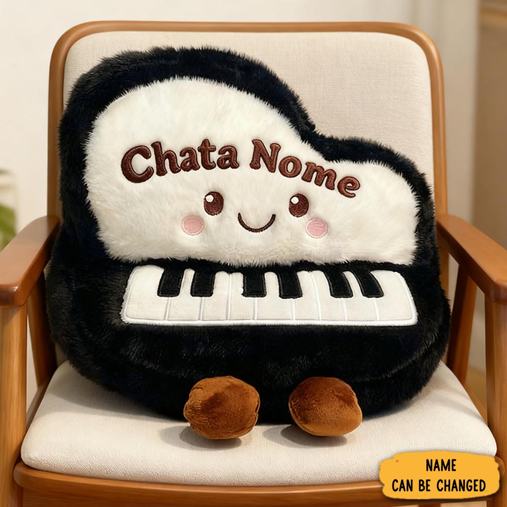 Personalized Name Graphic 3d Print Pillow Music Instrument Toys Piano Toy Gift For Kids And Musician
