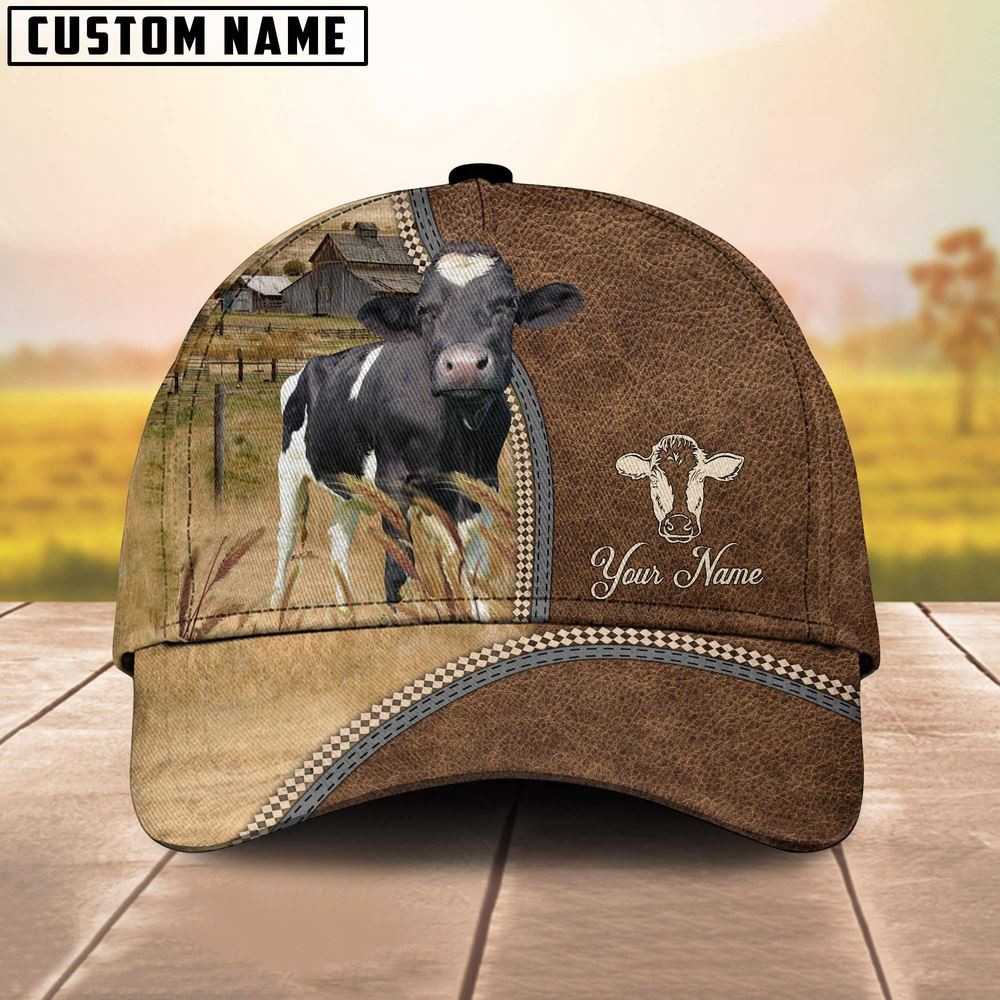 Personalized Name Holstein Farming Cap Farm Cap Farmer Baseball Cap Best Gifts For Farmers