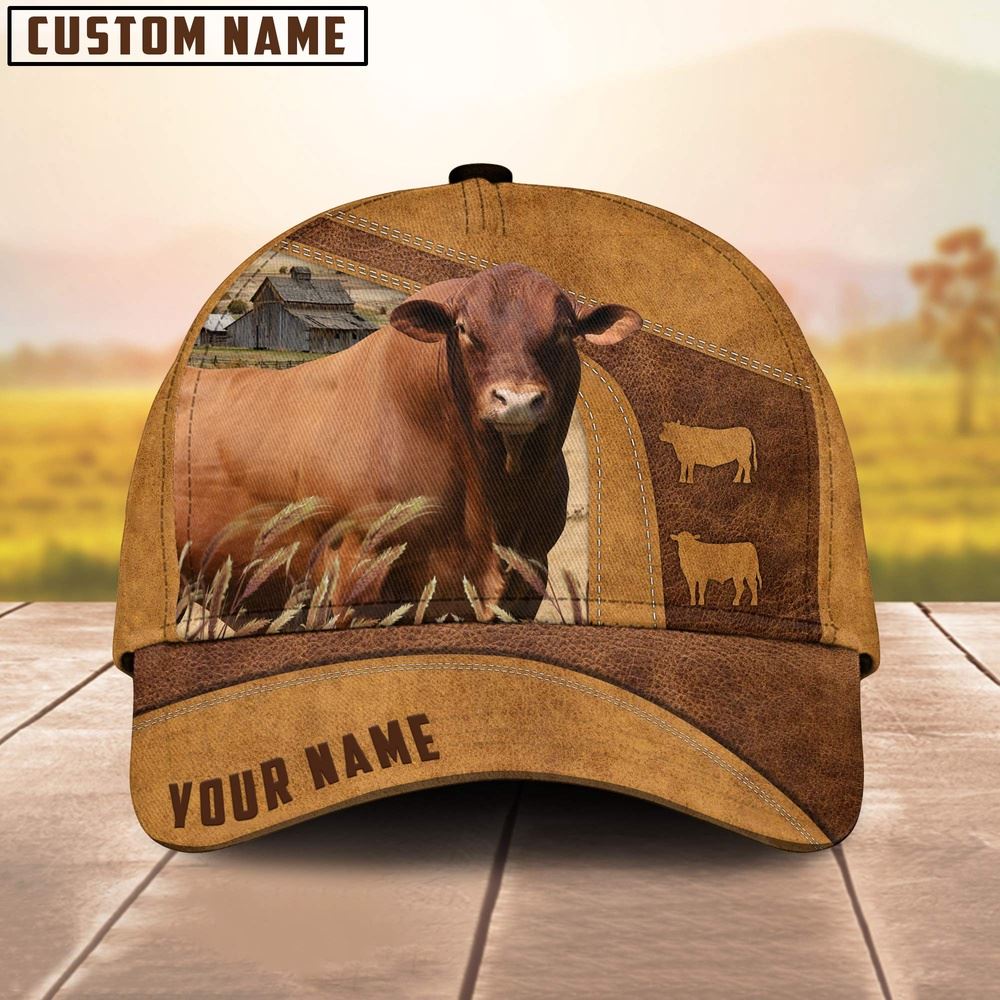 Personalized Name Senepol Cattle Cap Farm Cap Farmer Baseball Cap Unique Gifts For Farmer