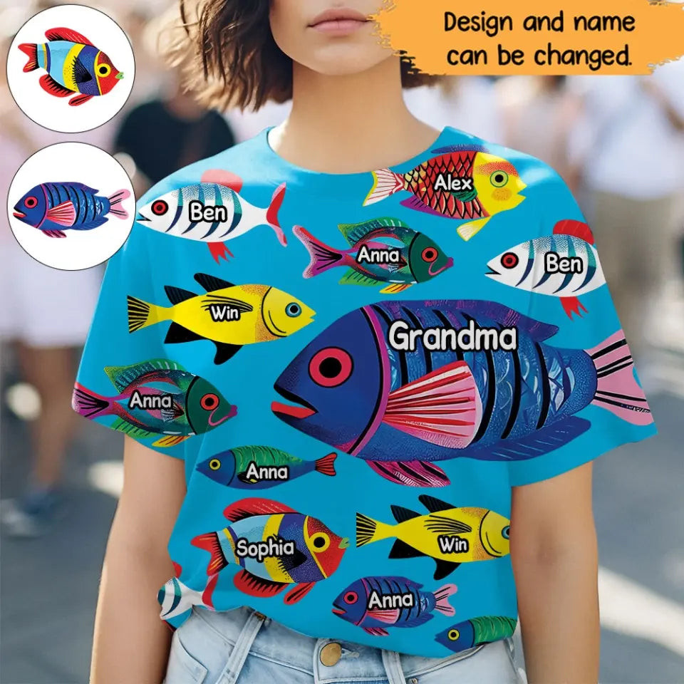 Personalized Nana Grandma Mom Auntie Turtle Like A Mom But Cooler Custom Name Cool Turtles T-Shirt Mother's Day Shirt Gift For Girlfriend
