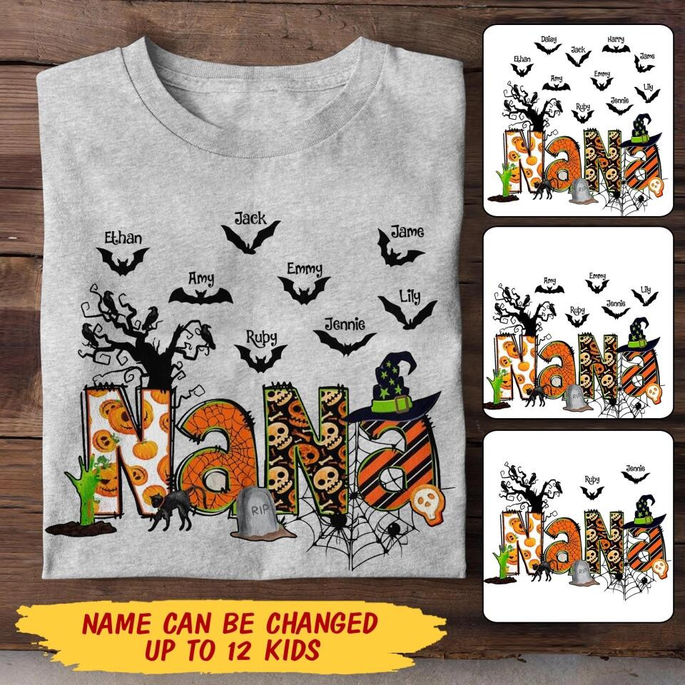 Personalized Nana Kid Custom T-Shirt Mother's Day Shirt Best Gifts For Mom