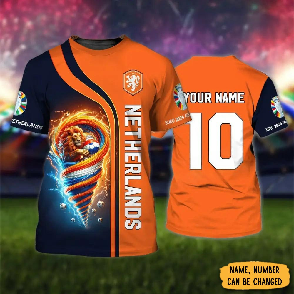 Personalized Netherlands Euro 2026 T-Shirt Netherlands World Cup 2026 Merch Best Gift For Boyfriend