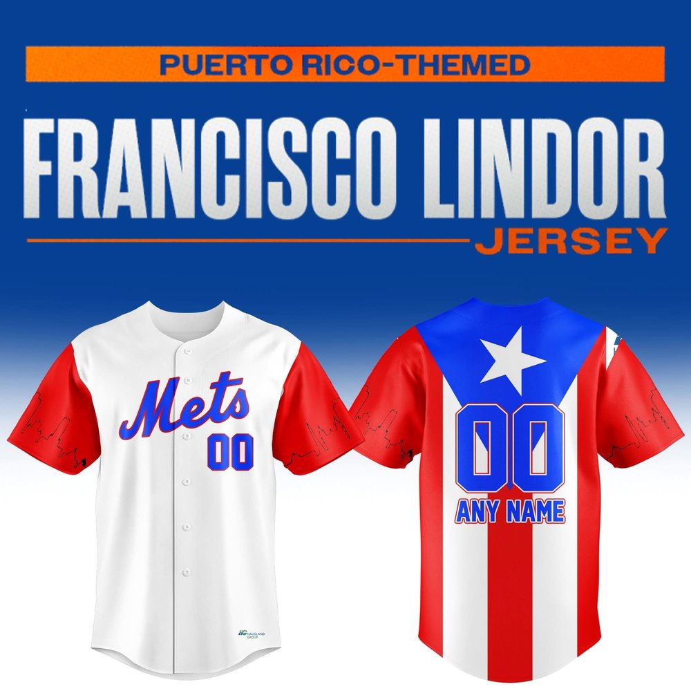 Personalized New York Mets Limited Edition Puerto Rico Jersey 2025 Fans Gifts