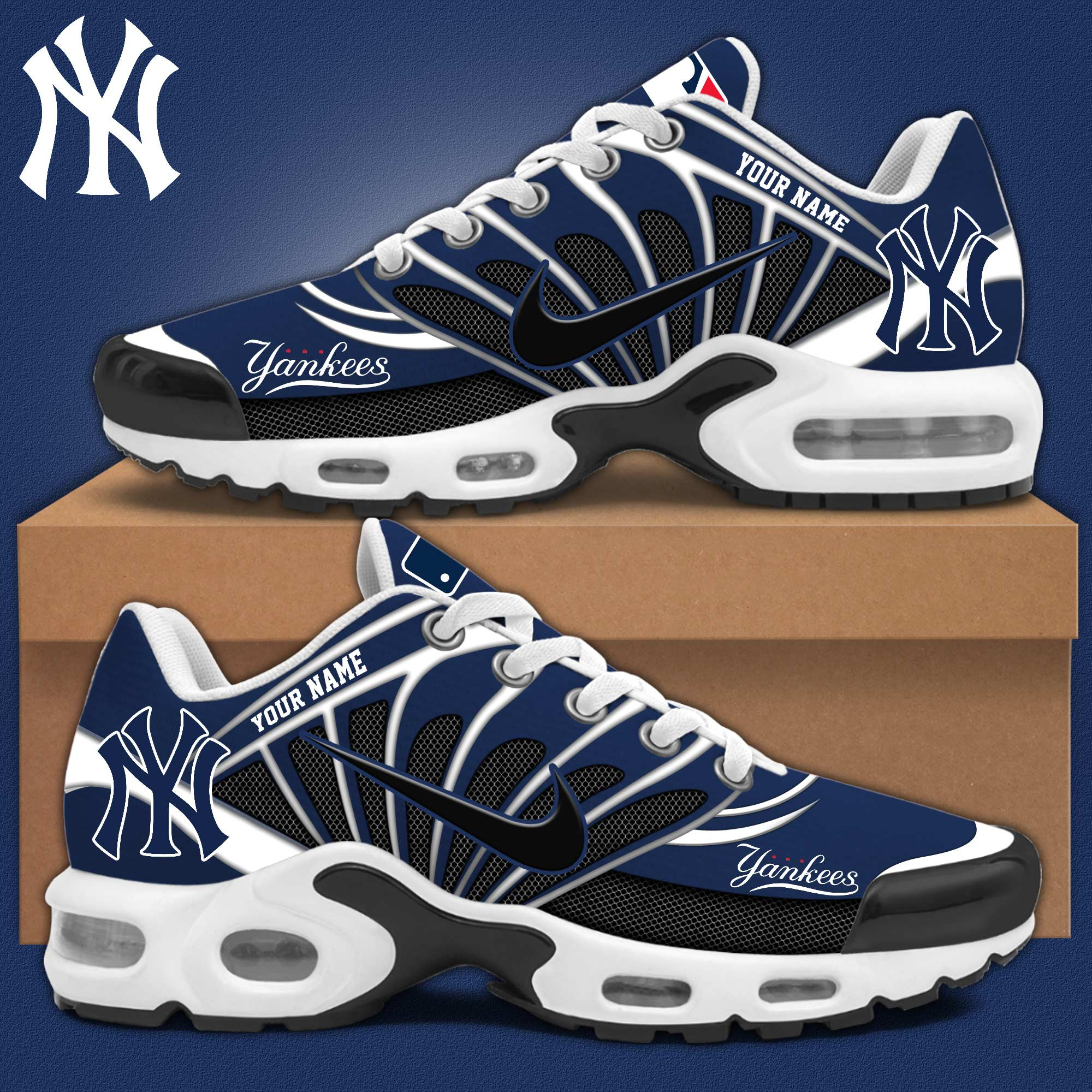 Personalized New York Yankees Sneakers Gift Ideas For Baseball Fans