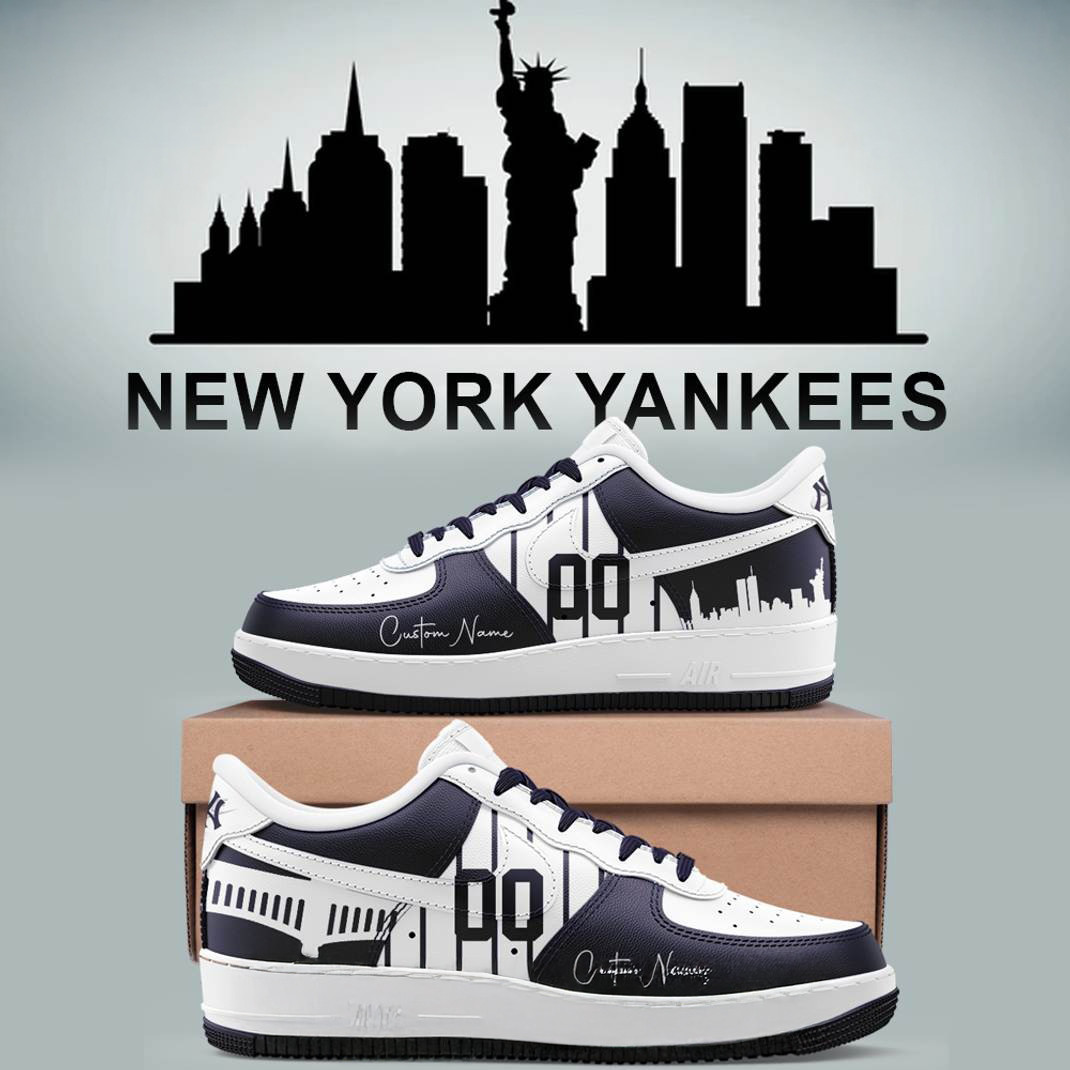 Personalized New York Yankees x City Edition Air Force 1 Baseball Team Gift Ideas