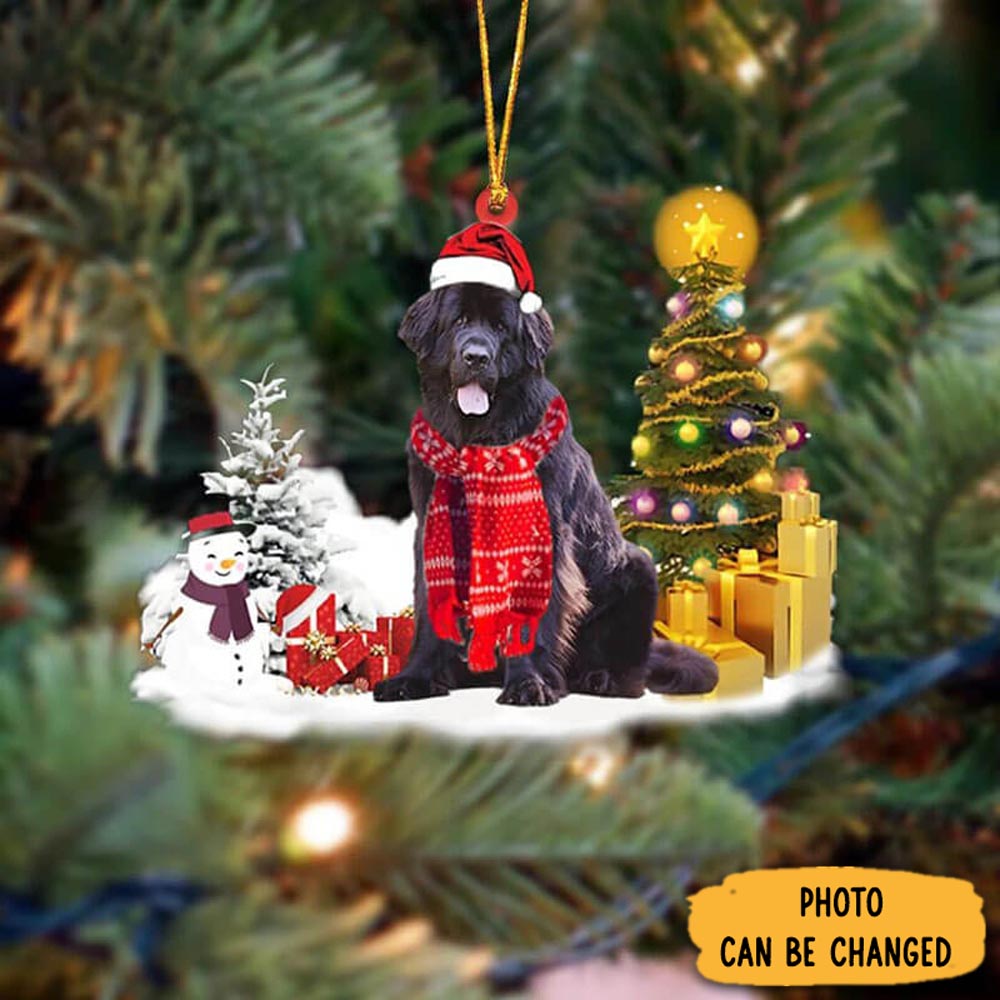 Personalized Newfoundland Christmas Ornament Heartwarming Family Ornament Keepsake