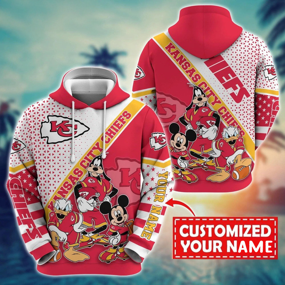 Personalized NFL Kansas City Chiefs Character Cartoon Movie Hoodie Gifts For Football Lovers