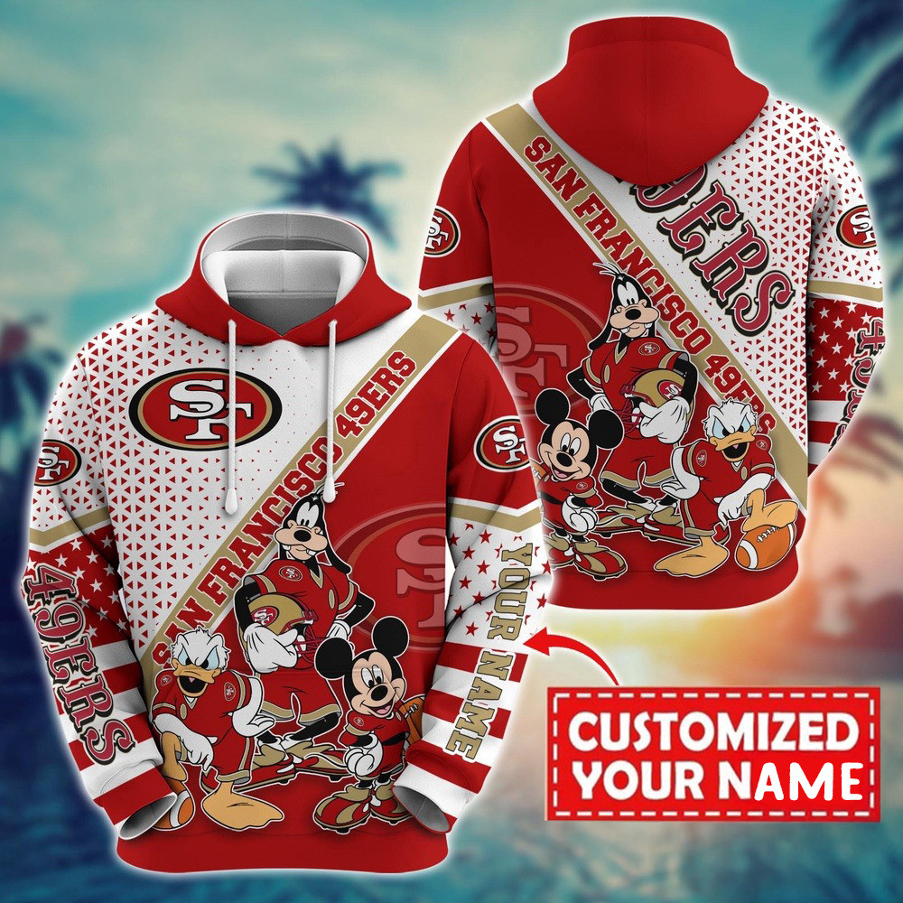 Personalized NFL San Francisco 49ers Character Cartoon Movie Hoodie Gifts For Husband