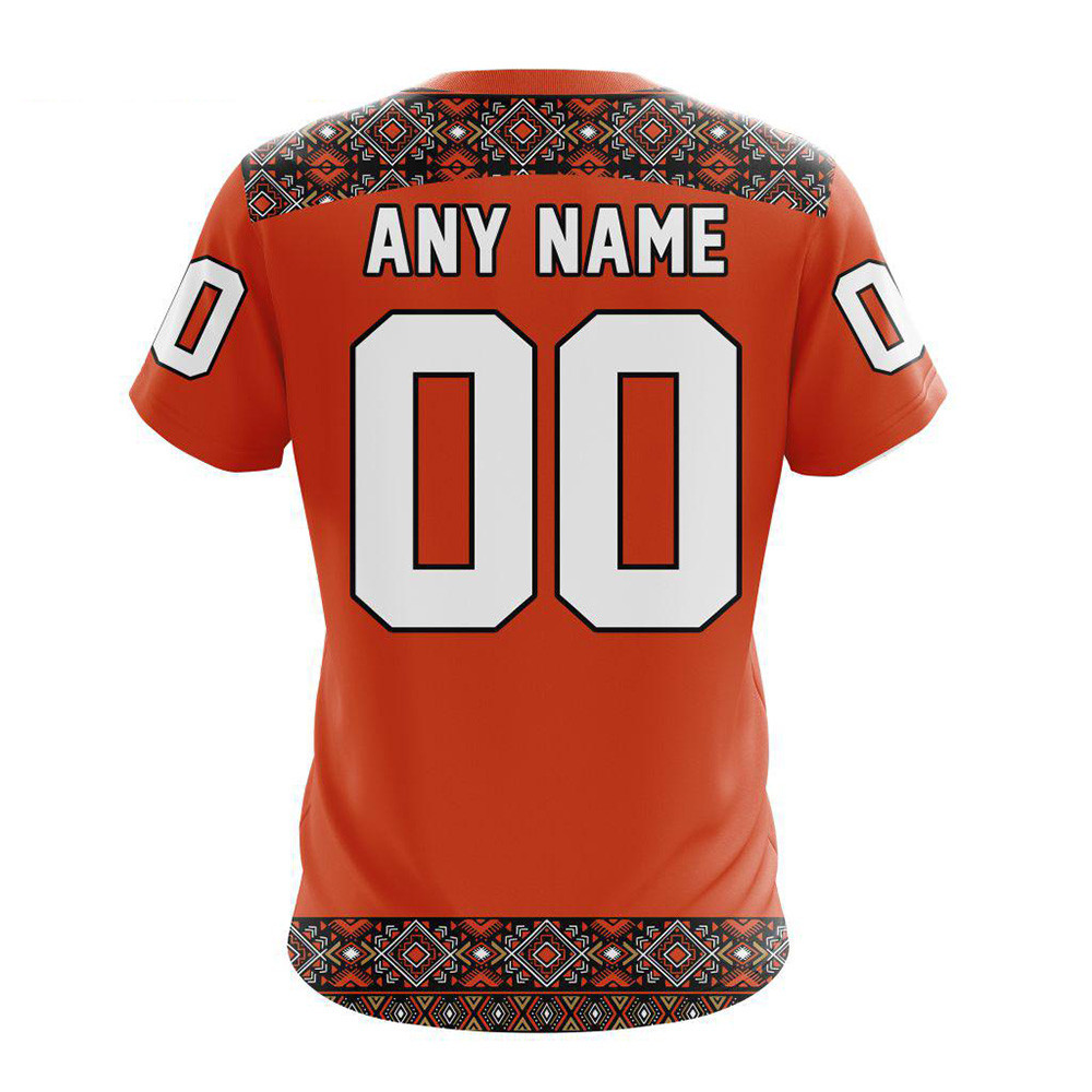 Personalized NHL Anaheim Ducks Shirt Native American Heritage Design T-Shirt Hockey Fan Gifts