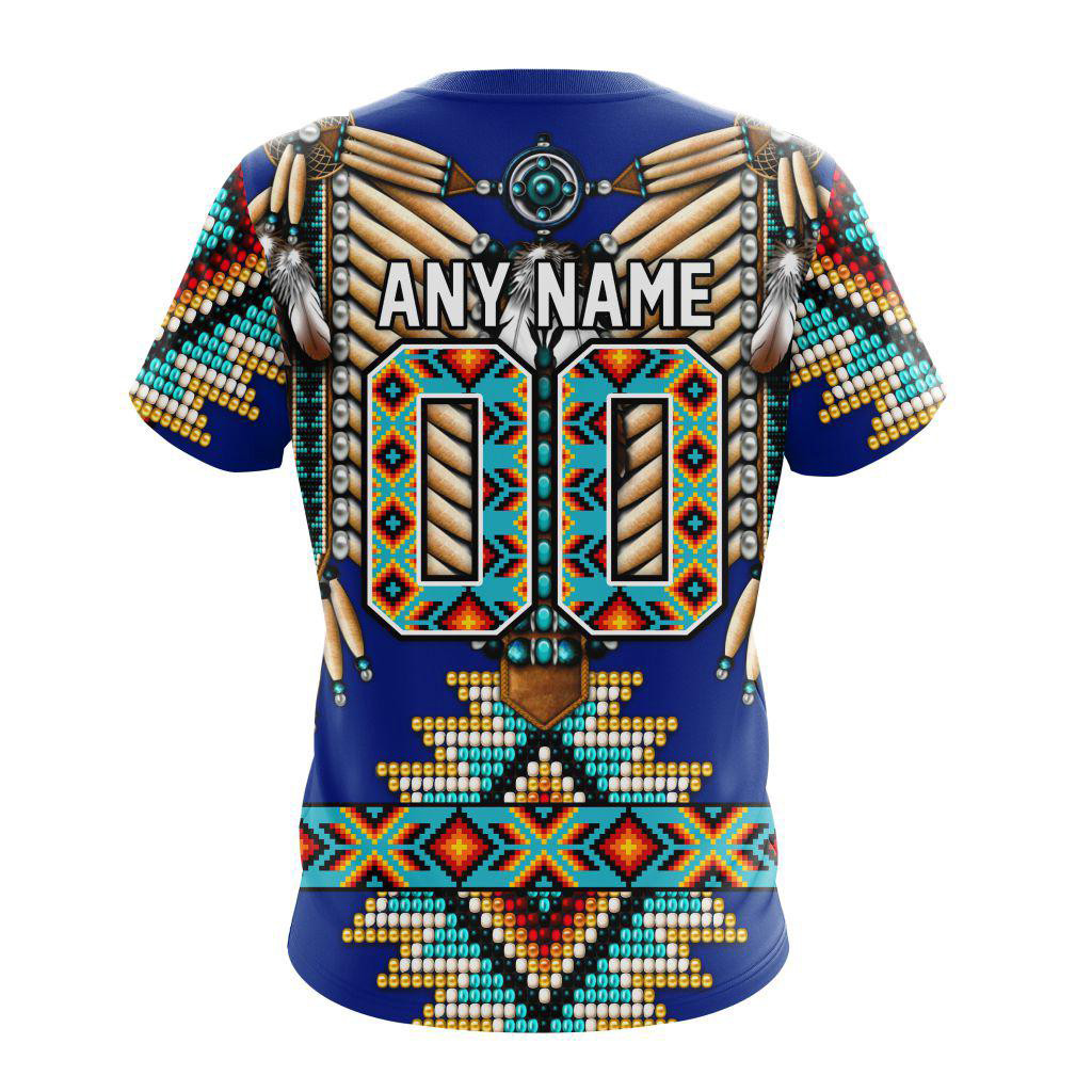 Personalized NHL Buffalo Sabres Native American Costume T-Shirt Gift For Hockey Lovers