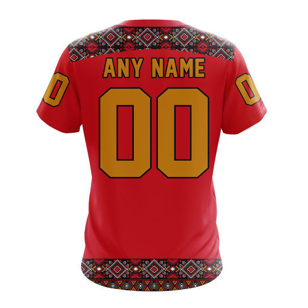 Personalized NHL Chicago Blackhawks Native American Heritage Shirt Hockey Fan Gifts