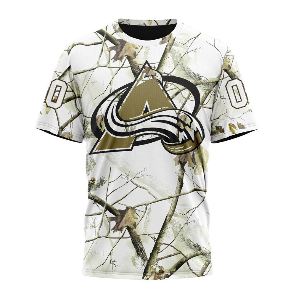 Personalized NHL Colorado Avalanche Camo Shirt For Hockey Lover Fan Gifts