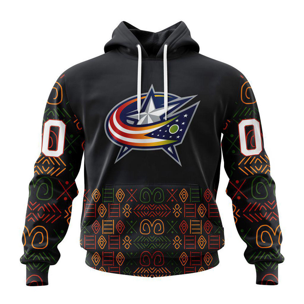 Personalized NHL Columbus Blue Jackets Hoodie History Month Hockey Fan Gifts