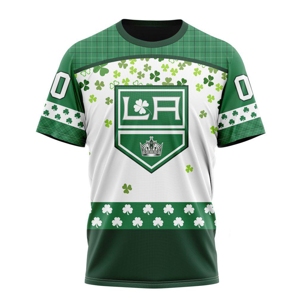 Personalized NHL Los Angeles Kings St. Patrick's Day Shirt Gifts For Hockey Fan