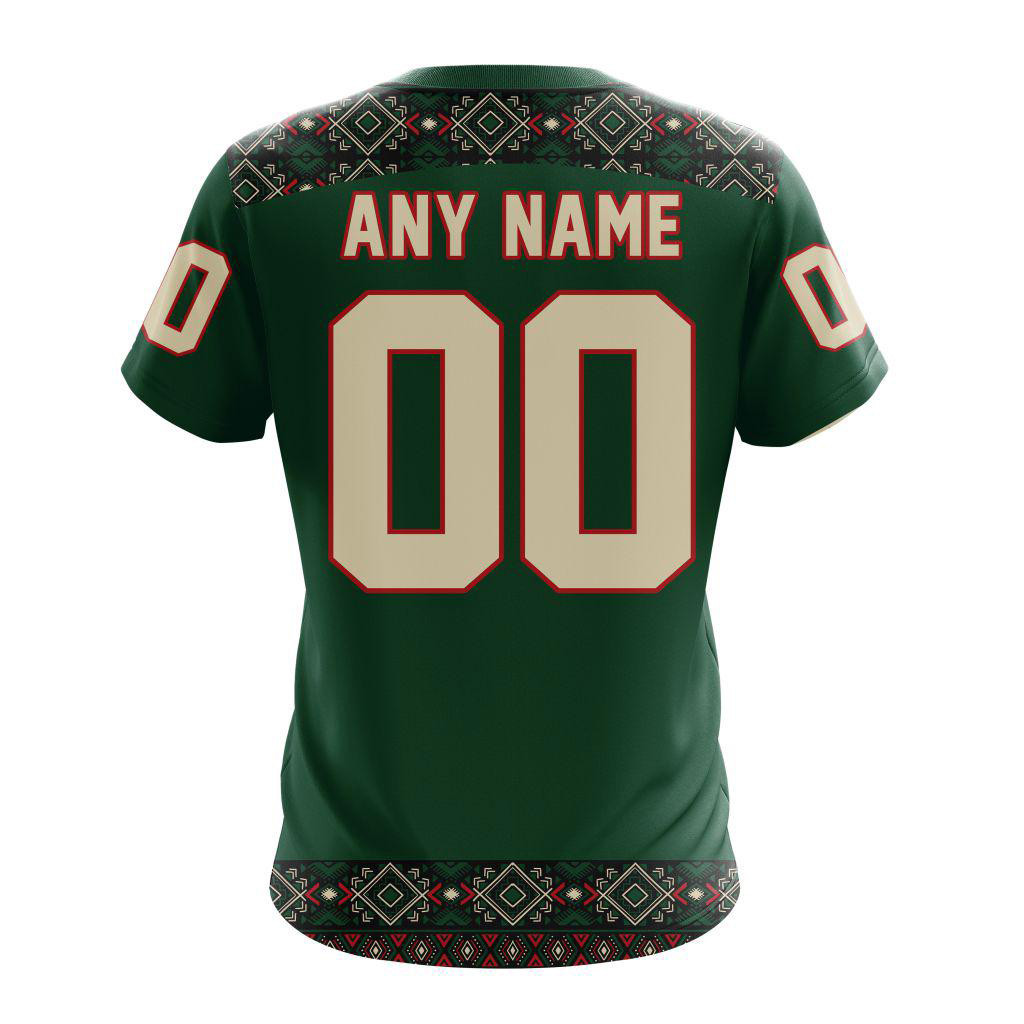 Personalized NHL Minnesota Wild Special Native American Heritage Design T Shirt Gift For Husband