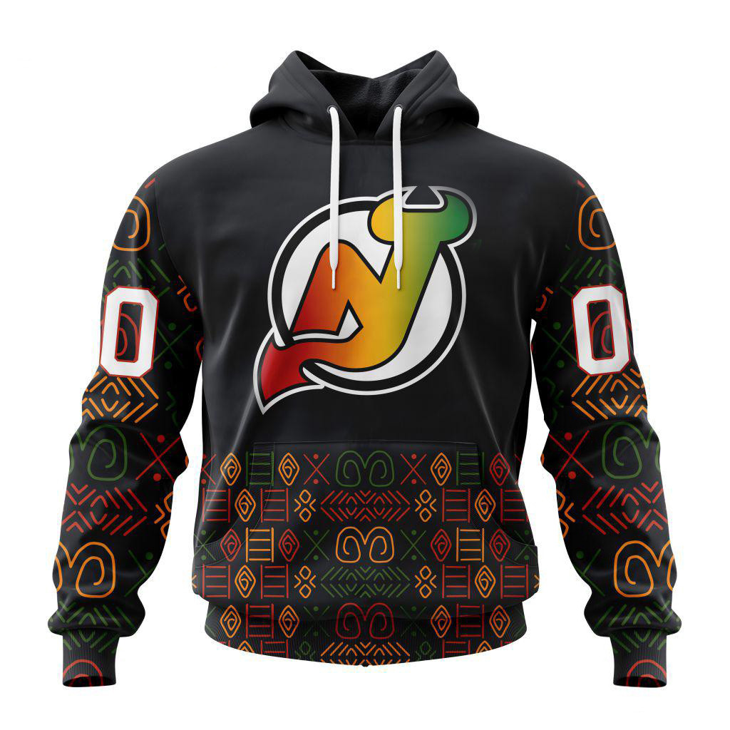 Personalized NHL New Jersey Devils Special Design For Black History Month Hoodie For Fan Gifts