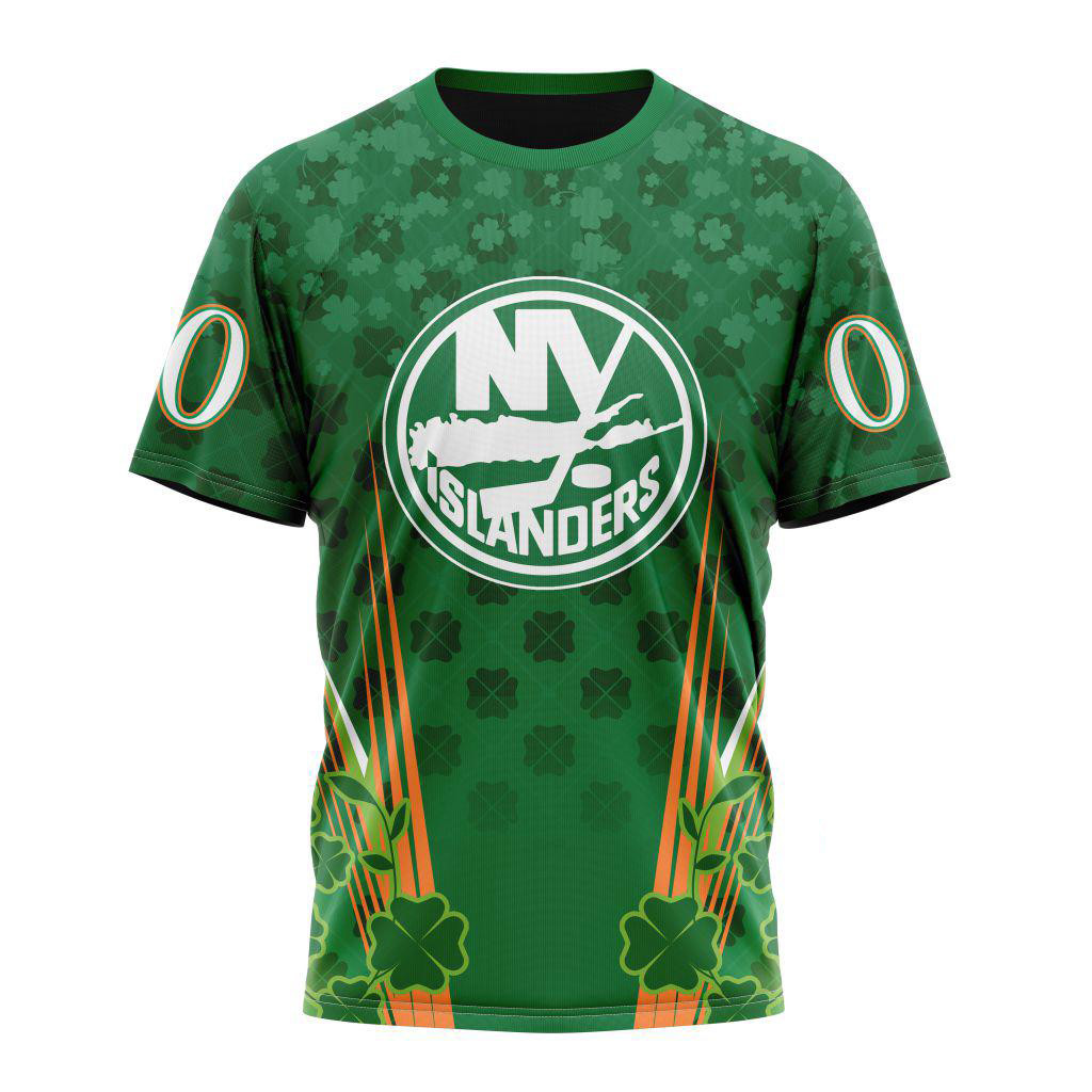 Personalized NHL New York Islanders Shirt St. Patrick's Day Hockey Team T-Shirt For Fan