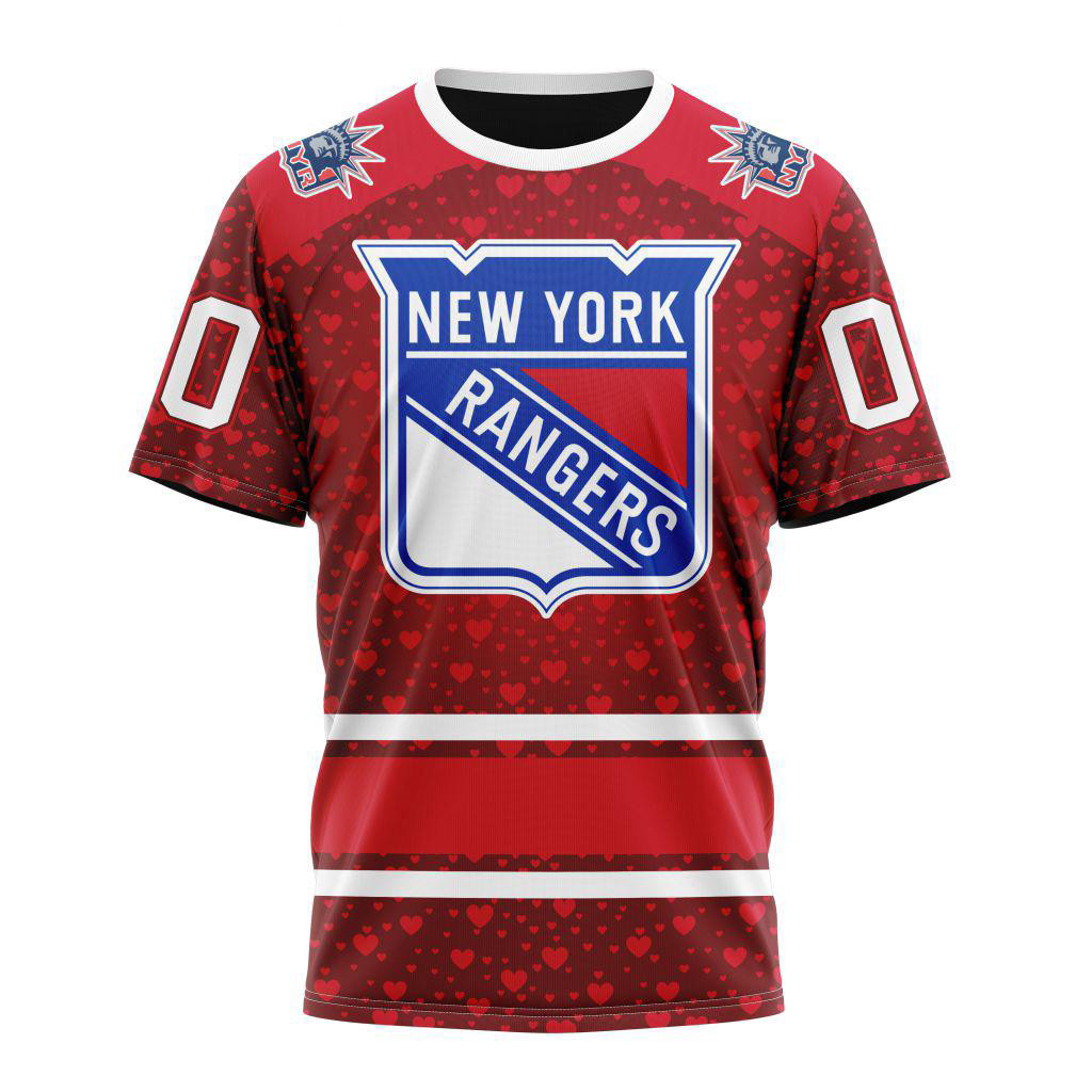 Personalized NHL New York Rangers Hockey Team Shirt Hockey Lovers Gifts