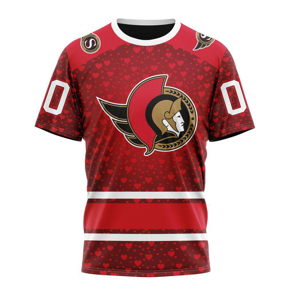Personalized NHL Ottawa Senators Hockey Team Shirt Hockey Lovers Gifts