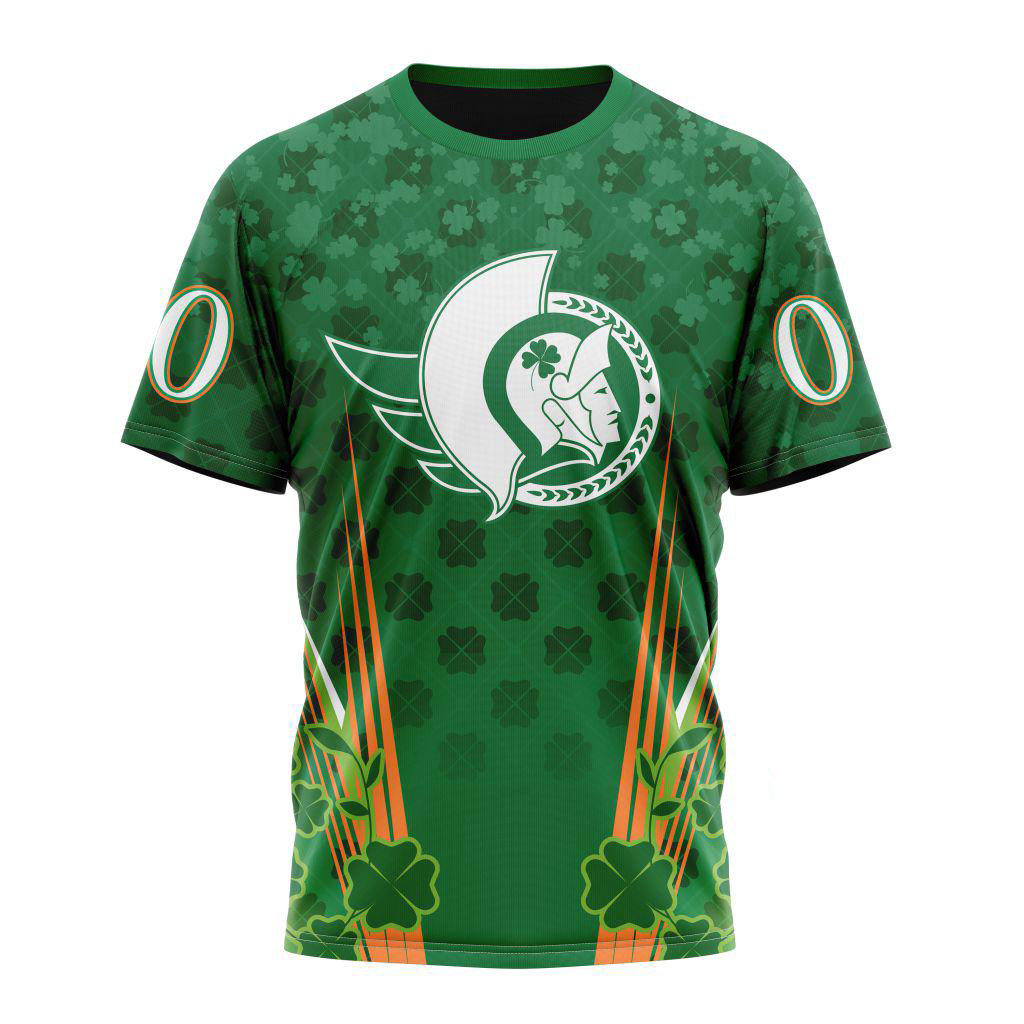 Personalized NHL Ottawa Senators Shirt St. Patrick's Day Hockey Team T-Shirt For Fan