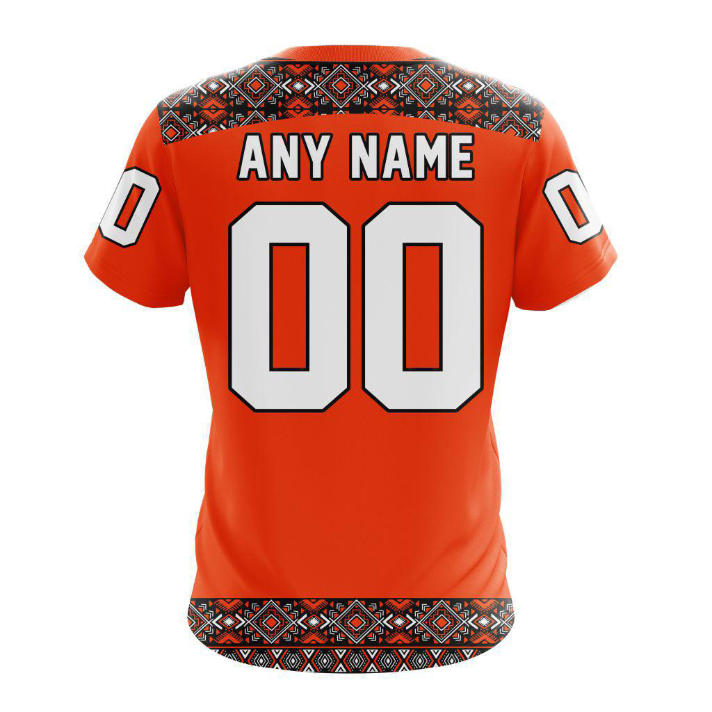 Personalized NHL Philadelphia Flyers Native American Heritage T-Shirt Gifts For Hockey Fan