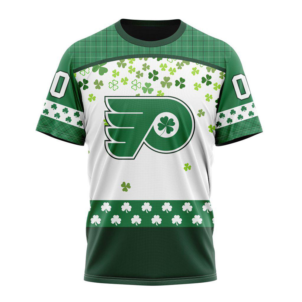 Personalized NHL Philadelphia Flyers St. Patrick's Day Shirt Gifts For Hockey Fan
