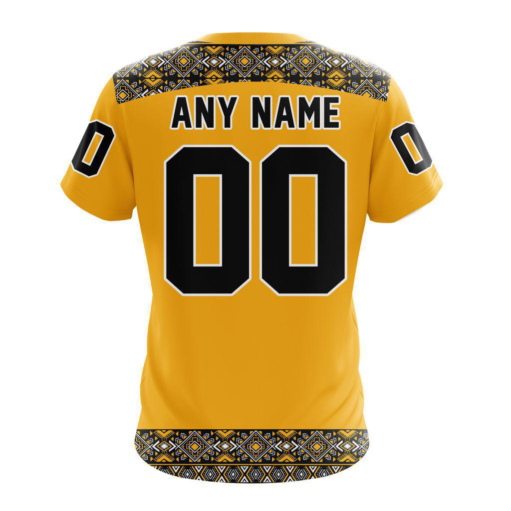 Personalized NHL Pittsburgh Penguins Native American Heritage T-Shirt Hockey Lovers Gifts