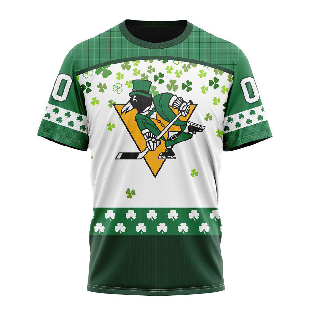 Personalized NHL Pittsburgh Penguins St. Patrick's Day Shirt Gifts For Hockey Fan