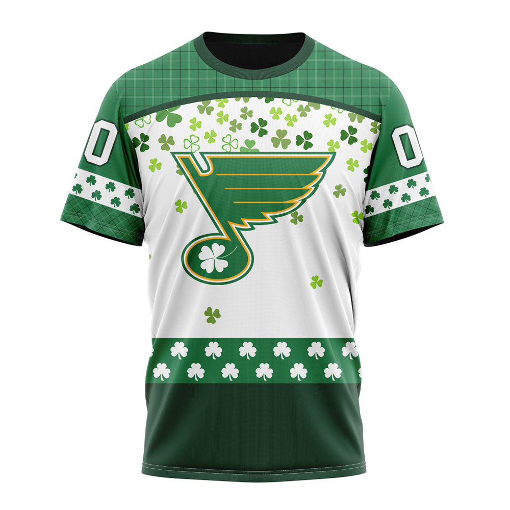 Personalized NHL St. Louis Blues St. Patrick's Day Shirt Gifts For Hockey Fan