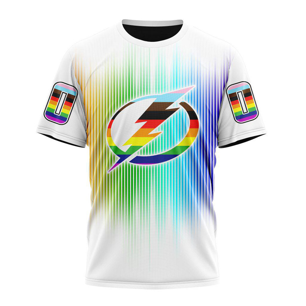 Personalized NHL Tampa Bay Lightning Special LGBT Design For Pride Month Shirt Gift For Friend