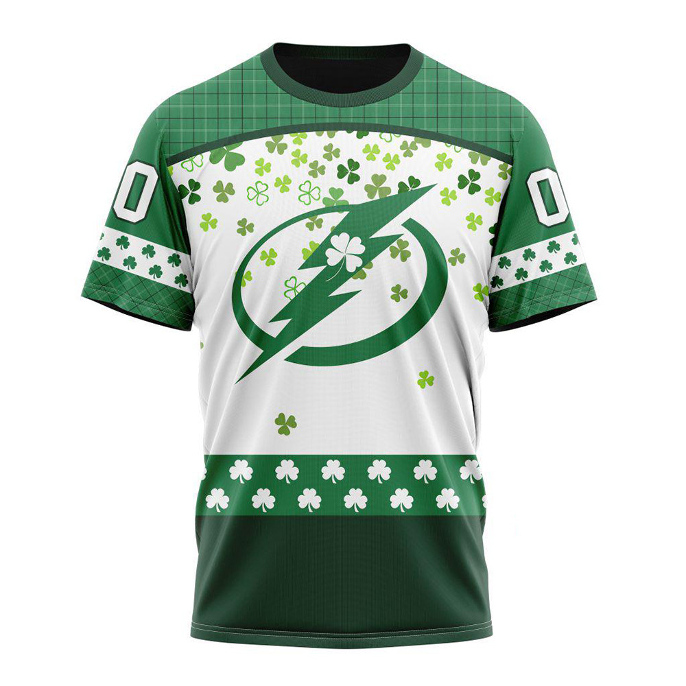 Personalized NHL Tampa Bay Lightning St. Patrick's Day Shirt Gifts For Hockey Fan