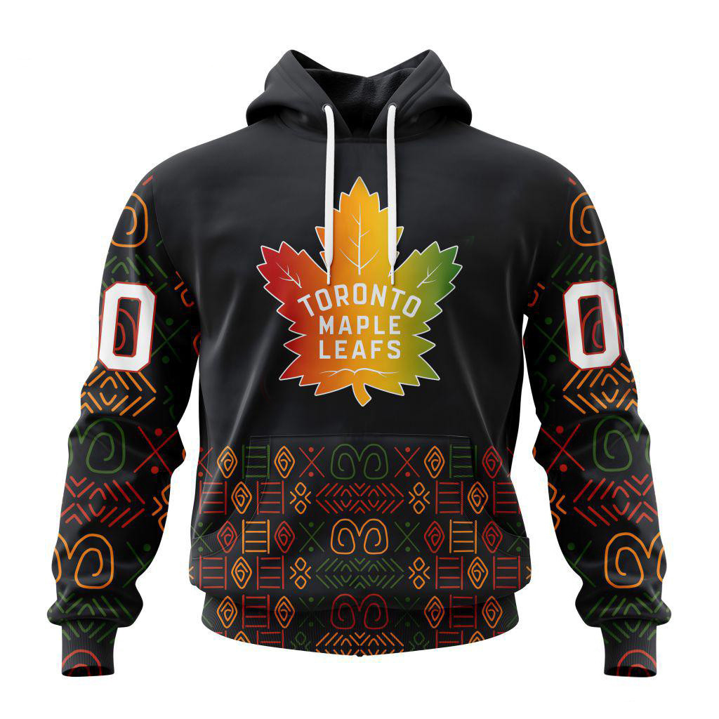 Personalized NHL Toronto Maple Leafs Hoodie For Black History Month Hockey Fan Gifts For Dudes